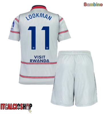 Atletico Madrid Ademola Lookman #11 Terza Maglia Bambino 2026-27 Manica Corta (+ Pantaloni corti)